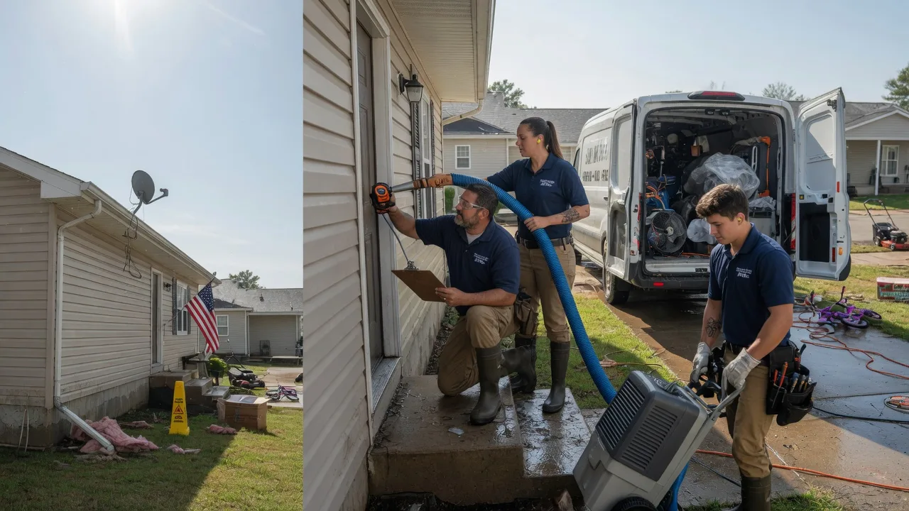 Ceiling Water Damage Restoration in Camden, AR near me